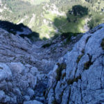 Spätestens in dem Teil herrscht Steinschlaggefahr © Gipfelfieber.com