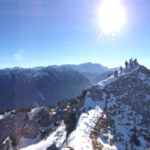 Gipfelpanorama Richtung Süden mit Zugspitze und Teufelstättkopfgipfel © Gipfelfieber.com