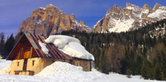 Auf Skido Skisafari in den Dolomiten