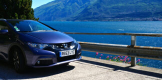 Mit dem Honda Civic Tourer am Gardasee