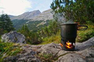 Der Esbit Kocher im Einsatz © Gipfelfieber.com