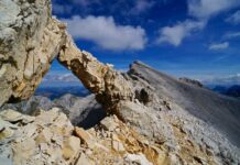 Höchster Gipfel im Karwendel: Über die Ödkarspitzen zur Birkkarspitze Fensterl mit Ausblick © Gipfelfieber.com