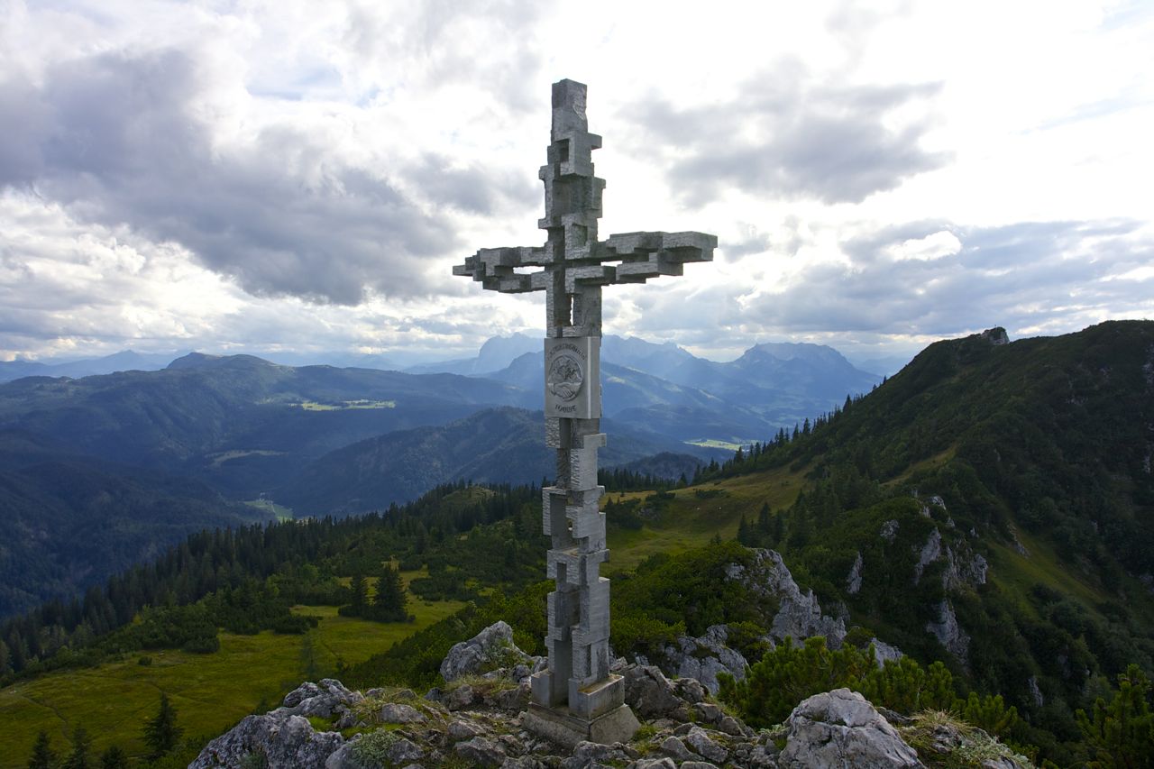 Gipfelkreuz der Hörndlwand © Gipfelfieber.com