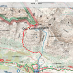 Der falsche Steig in der Kompass-Karte © Kompass