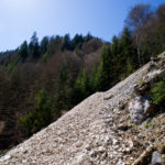 Die Schuttrinne wird gequert © Gipfelfieber.com