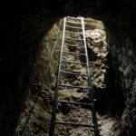 Leiter aus dem Weltkriegsstollen © Gipfelfieber.com