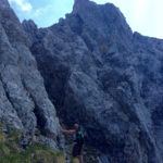 Aufstieg durch eine Rinne © Gipfelfieber.com