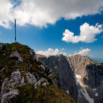 Am Rosskaiser - im Hintergrund der Gratverlauf © Gipfelfieber.com