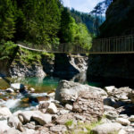 Hängebrücke über den Hinterrhein © Gipfelfieber.com