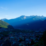 Das letzte Licht über Chiavenna © Gipfelfieber.com