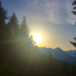 Die Sonne sinkt langsam hinter die Reiteralpe © Gipfelfieber.com