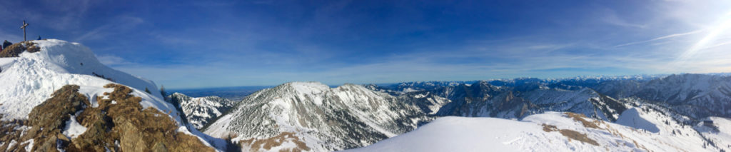 Panorama vom Rotwand-Gipfel © Gipfelfieber