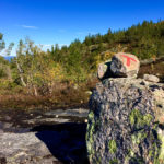 Das rote T findet man auf Wanderungen in Norwegen © Gipfelfieber