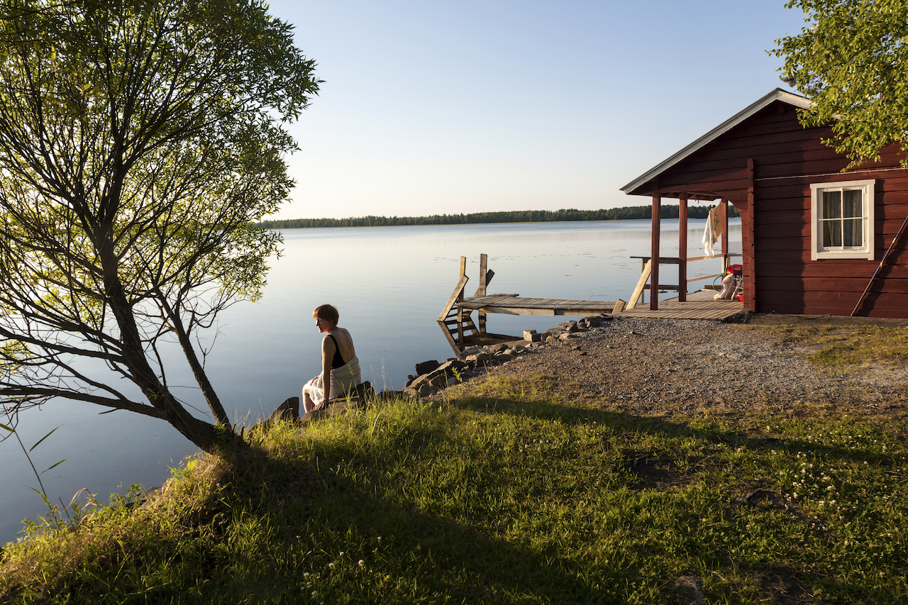 Nach der Sauna © Visit Finland/Photographer: Hannu Holopainen