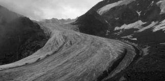 Das Pitztal in Schwarz und Weiß © Gipfelfieber