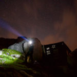 Stirnlampe vorm Prax Biwak © Gipfelfieber