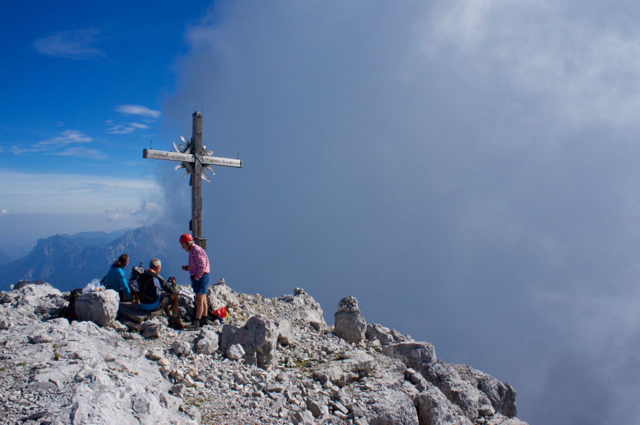 Das Gipfelkreuz vom Großen Ochsenhorn © Gipfelfieber