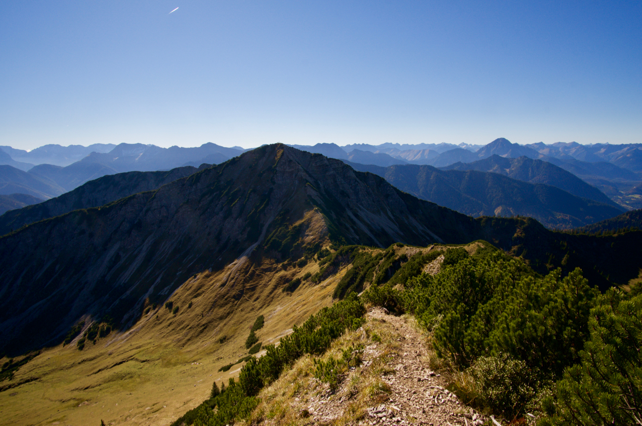 Abstieg zum Sattel - Aufstieg zum Kreuzkopf © Gipfelfieber