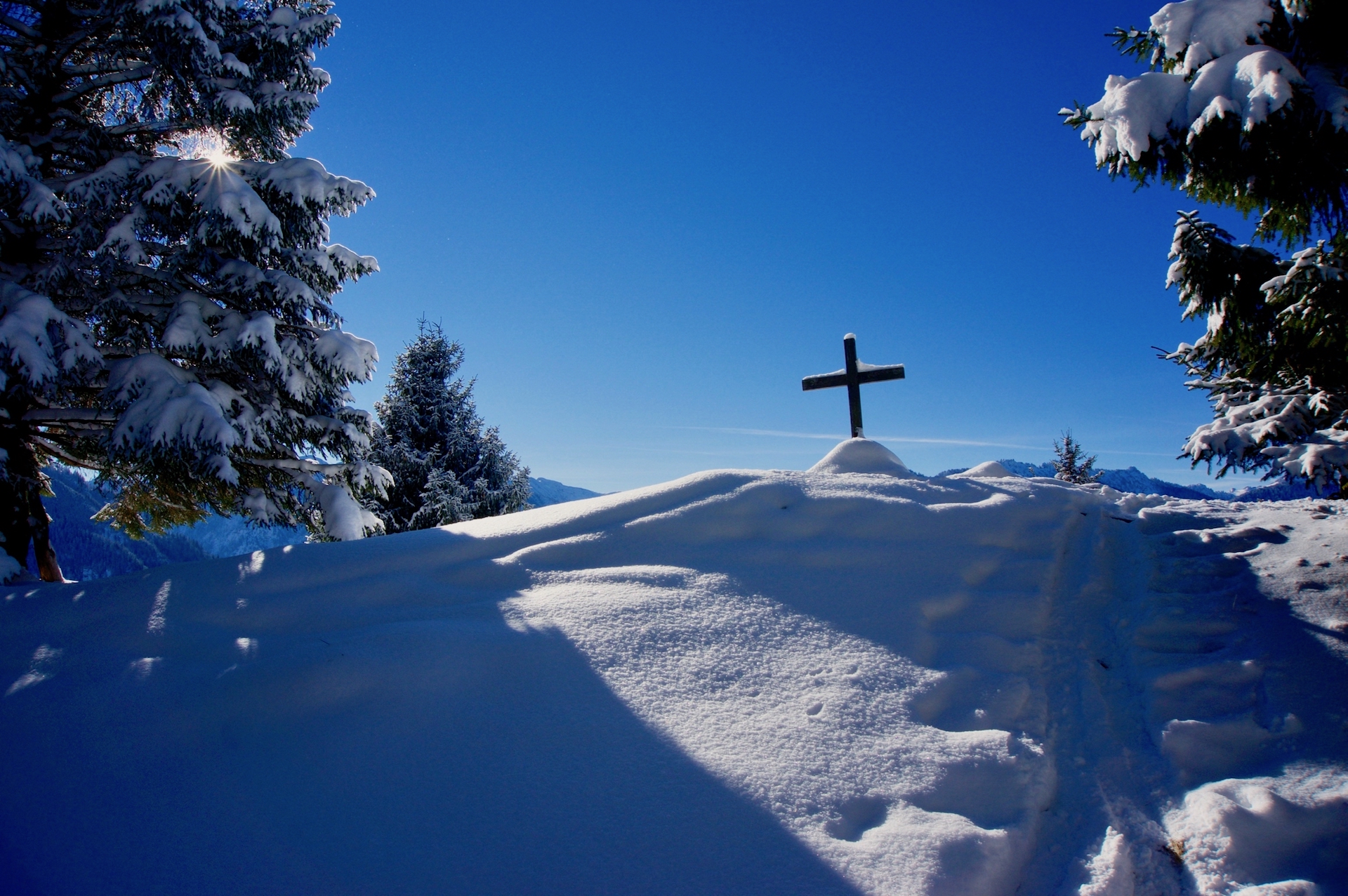 Januar: Hebamsberg bei Oberammergau © Gipfelfieber