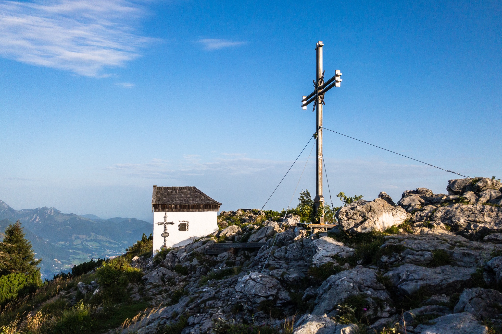 Das neue Spitzstein Gipfelkreuz © Gipfelfieber