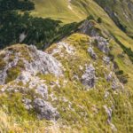 Steiles Schrofengelände im Aufstieg zum Turm © Gipfelfieber