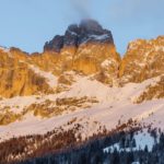 Rechts unten der Ratschigler Hang am Fuß der Rotwand © Gipfelfieber