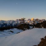 Der Mond über den Loferer Steinbergen © Gipfelfieber