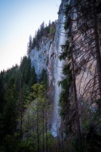 Schleierwasserfall im letzten Licht © Gipfelfieber