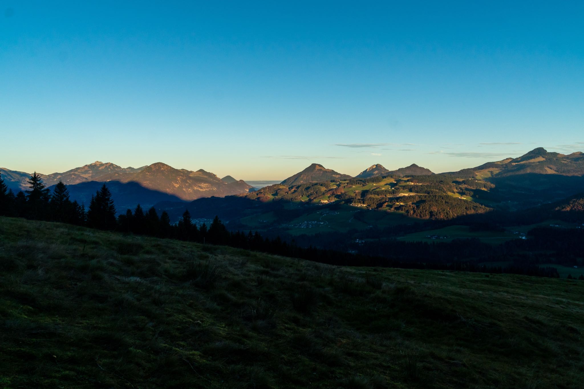 Morgenstimmung über den Chiemgauer Alpen © Gipfelfieber