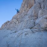 Die Sohmplatte - die Schlüsselstelle der Tour © Gipfelfieber