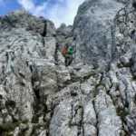 Abstieg im Kamin © Gipfelfieber