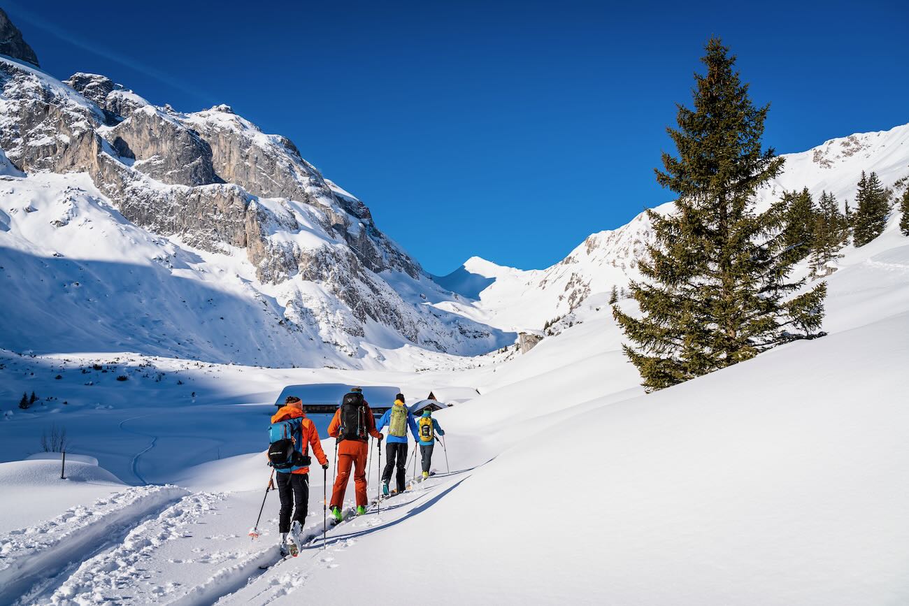 Skitouren rund um die Lindauer Hütte: Paradiesisches Rätikon
