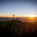 Sonnenaufgang über dem Großarltal: Bike & Hike-Tour auf die Gabel (Kitzstein) © Gipfelfieber