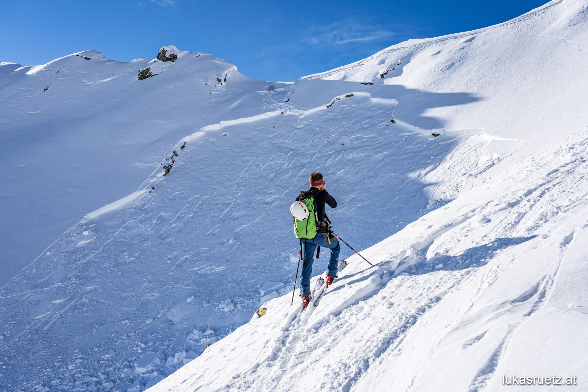 Schneebrettlawine © Lukas Ruetz