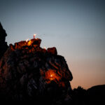 Aufgereihte Fackeln sorgen für stimmungsvolle Bilder © Gipfelfieber