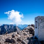 Grenzstein am Hochwanner-Gipfel © Gipfelfieber