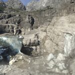 Überreste der Eiskapelle im September 2025; Foto: © Nationalpark Berchtesgaden