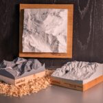 Reliefs in verschiedenen Größen © alpen-werk