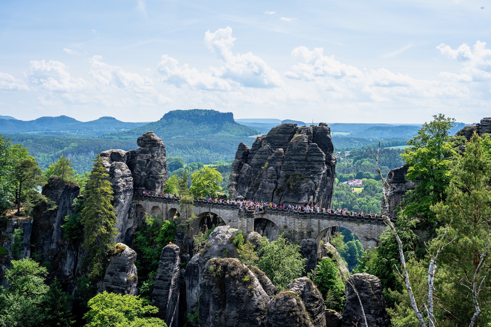 Basteibrücke im Elbsandsteingebirge @ Gipfelfieber